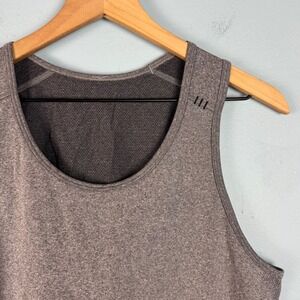 Lululemon Men's Small Gray Metal Vent Tech Tank Top Sleeveless Stretch Gym Shirt